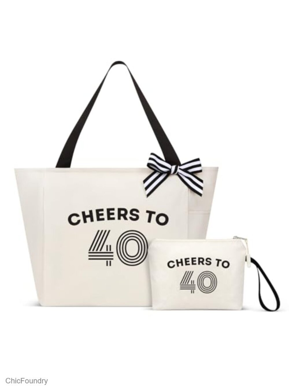 Unique 40 Years Old Tote Bag, Vintage Handbag Gifts for Women Mom Wife Friend